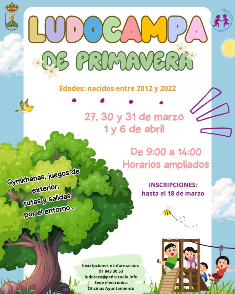pedrezuela ludoteca ludocampa semana santa