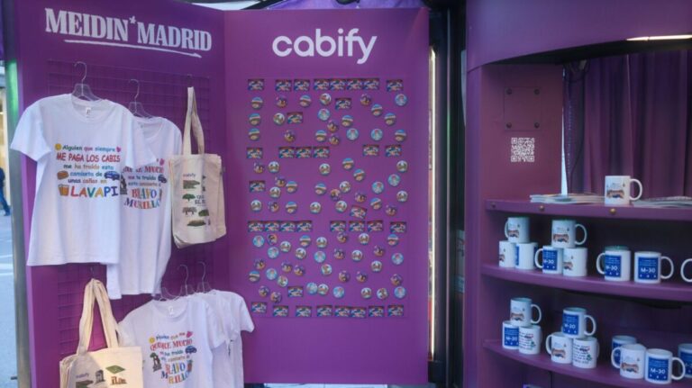 Cabify tienda souvenirs