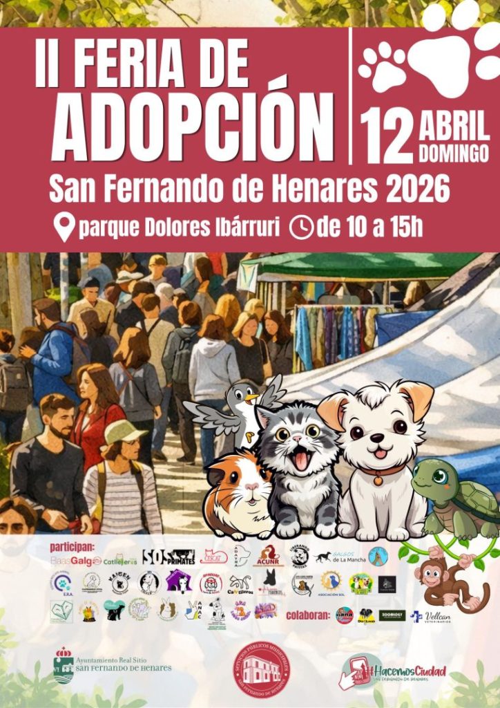 feria adopcion animales san fernando henares
