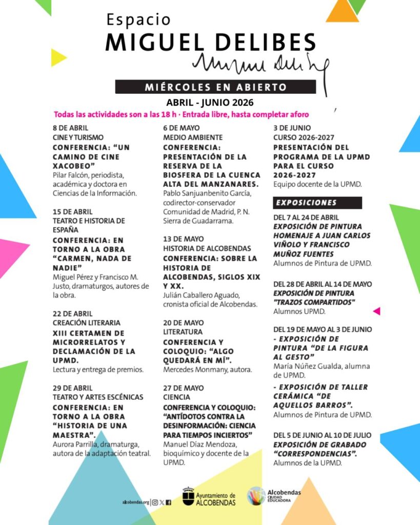 miercoles abierto programacion alcobendas