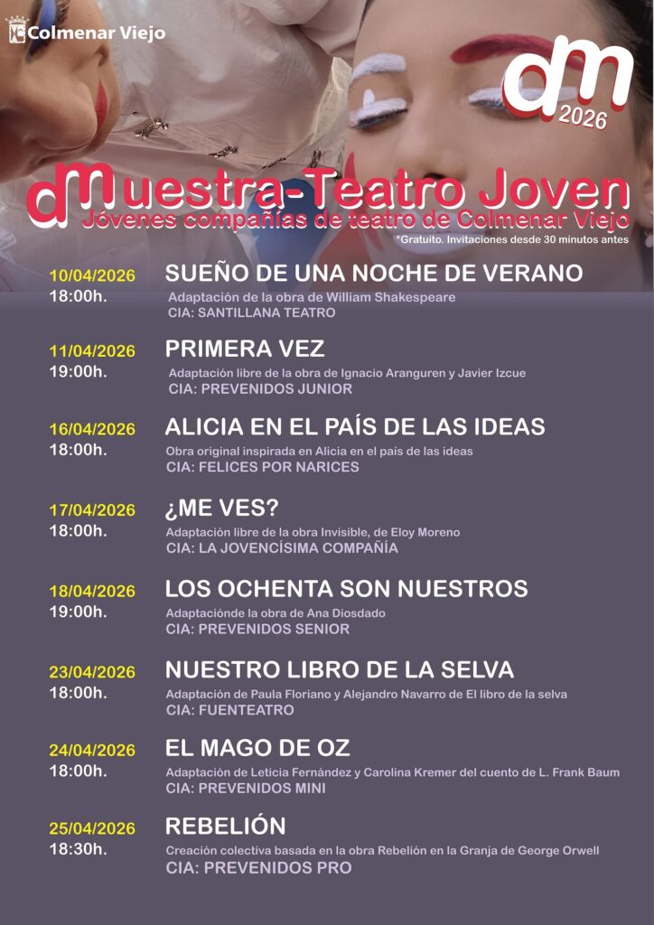 muestra teatro joven colmenar viejo