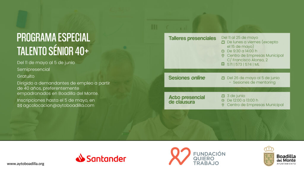 boadilla talento senior programa empleo