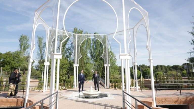 jardín árabe del parque Juan Carlos I
