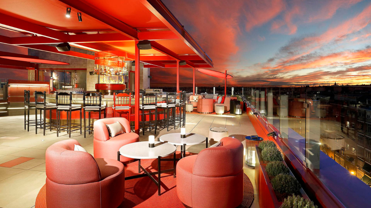 madrid rooftop hard rock hotel