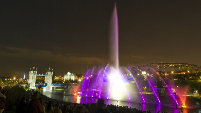Espectáculo Fuente del Parque Europa