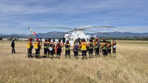 Exhibición aérea en Collado Villalba