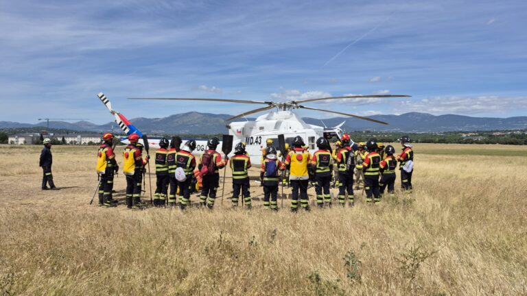 Exhibición aérea en Collado Villalba