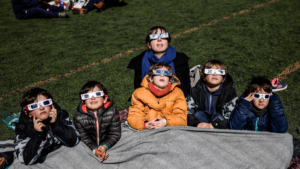 Collado Mediano eclipse sol